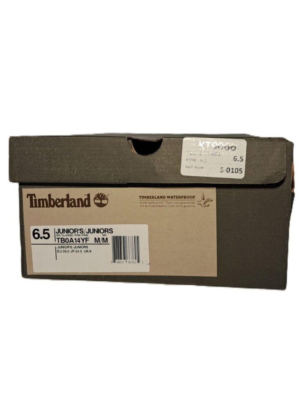 Timberland 6" Premium Waterproof Boots Pink Girls Size 6.5 Big Kid w/ Box - Picture 14 of 14